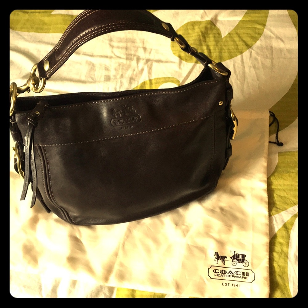 Coach leather bag